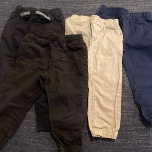 GUC lot of toddler twill joggers